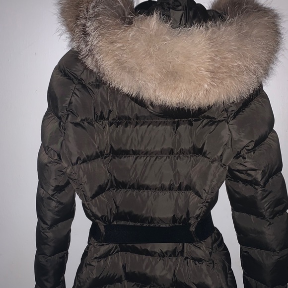 Moncler Genette belter puffer with fur hood - Picture 5 of 16